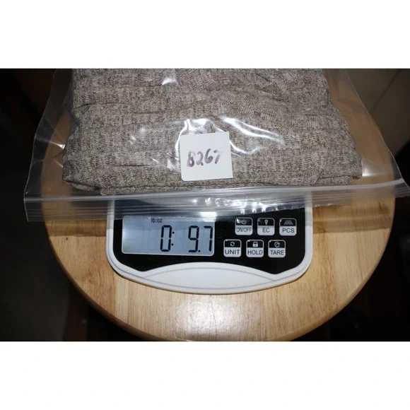 BestShow Shirts Womens L Beige Knit Soft Stretch Casual Shirt Fits24.25x28.5 NEW - Picture 8 of 8